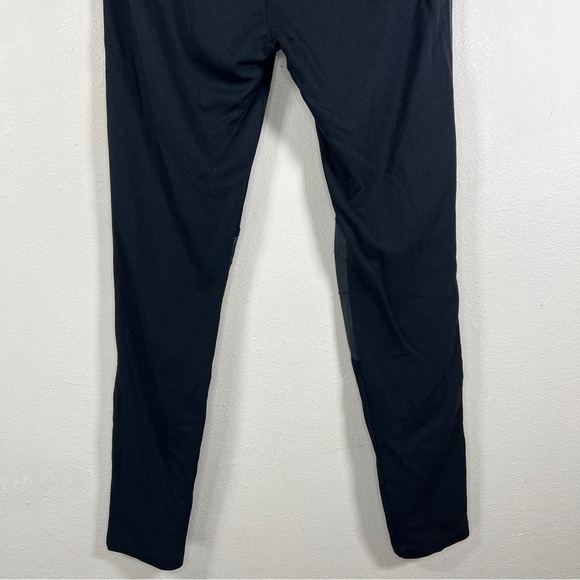 MEDIUM CABI BLACK FAUX LEATHER MOTO LEGGINGS  GOTH STRETCH PULL ON STYLE - Picture 6 of 10